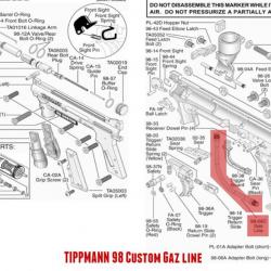 TIPPMANN 98 Custom Gaz line-11695