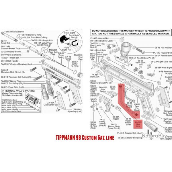 TIPPMANN 98 Custom Gaz line-11695