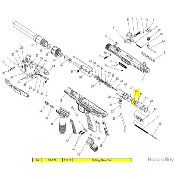 Joint de marteau FT 98 A5 SW1 BT4-11711