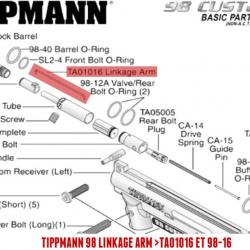 TIPPMANN 98/A5/X7/FT12/FT50/SW1 linkage arm ta01016 11771