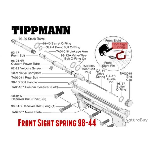 Front Sight spring 11729