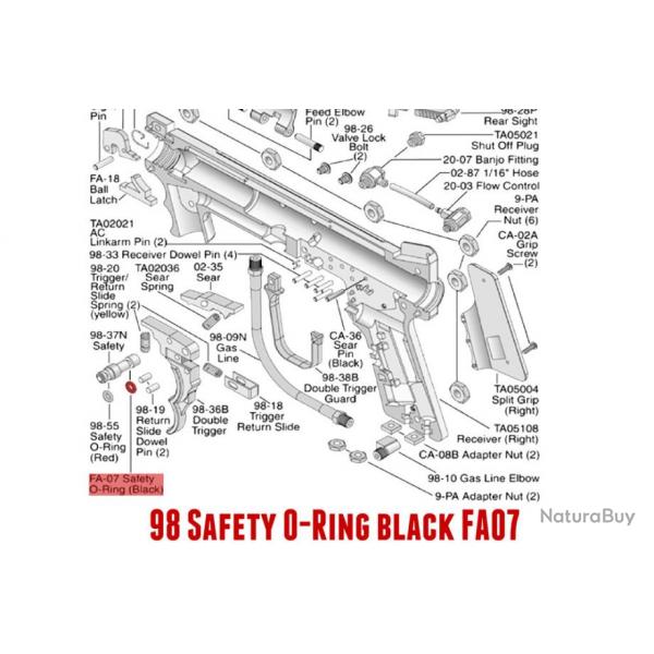 98 Safety O-Ring black -11709