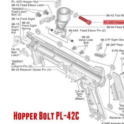 Vis de Feeder Tippmann 98- FT12 -FT50 - 11726