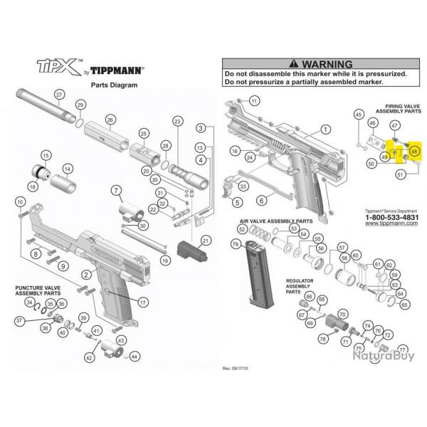 TPX-Phenom T19-T20 trigger pin O-Ring-11873