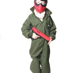 Combinaison Paintball Enfants Olive XS (11-14 Ans) 150 cm