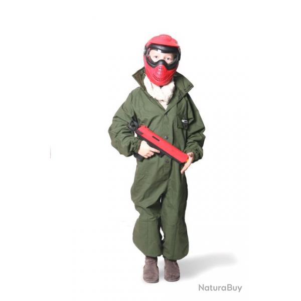 Combinaison Paintball Enfants Olive XS (11-14 Ans) 150 cm