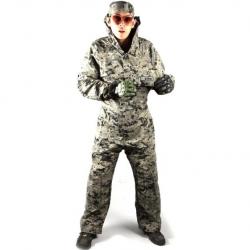 Combinaison Paintball Location digital camo noir vert taille S