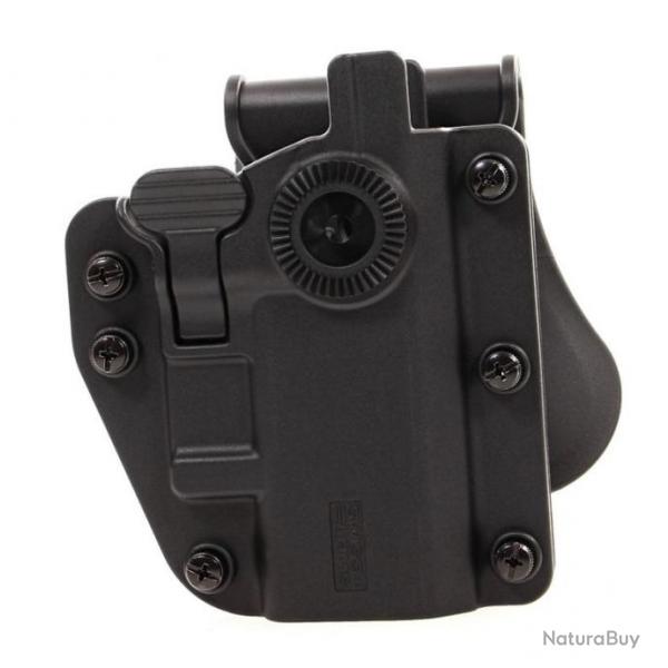 Holster Rigide CQC Ambidextre Level2 Adapt X - Noir - Swiss Arms