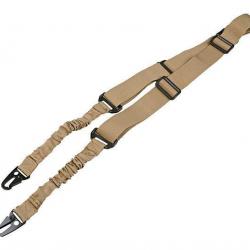 Sangle Bungee Tactique 2 Points Tan- UTT