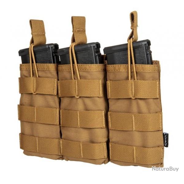 Porte 3 Chargeurs Open Koga Fixation Molle M4/AK/G36 TAN- Primal