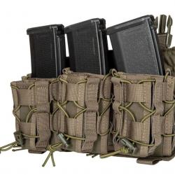 Porte Chargeur à Boucle M4/AK/G36 Triple Olive- Primal