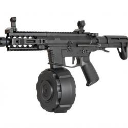PX9 SMG ECU + chargeur DRUM 1200 bb AEG - Classic Army