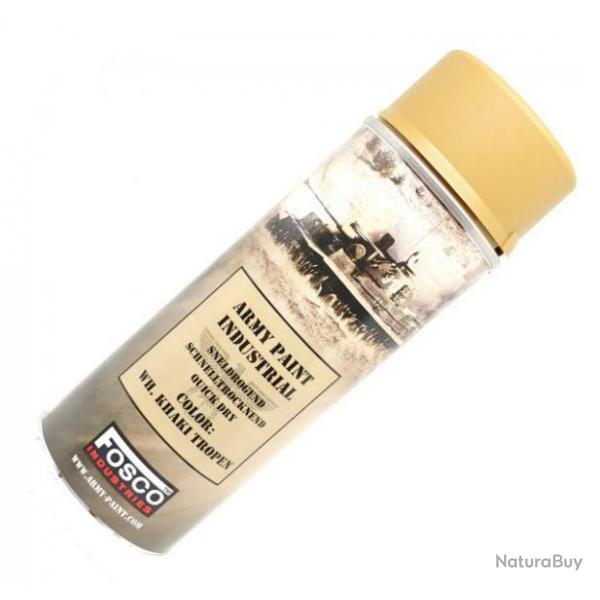 Bombe de Peinture Khaki Tropen pour plastique et metal - FOSCO