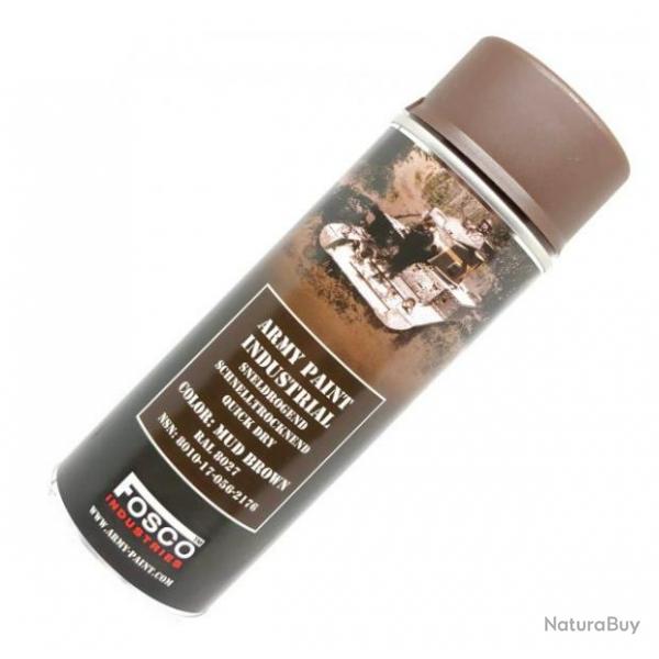 Bombe de Peinture Mud Brown pour plastique et metal - FOSCO