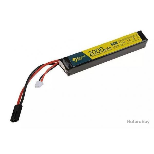 Batterie Li-Po -7.4V 2000 mAh 15/30C - Electro River