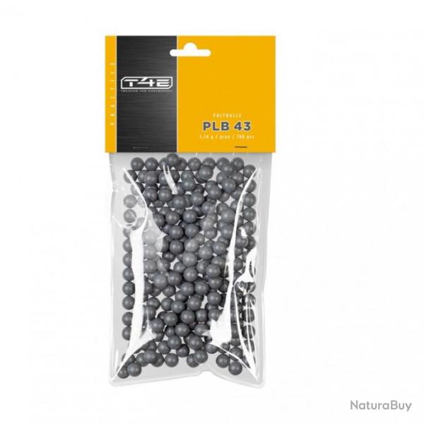 Billes T4E pour Plinking Nylon lourdes 1.15g - Cal 43 - Sac de 100