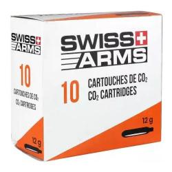 Boite de 10 Sparclette 12 Grms Co2 - Swiss Arms