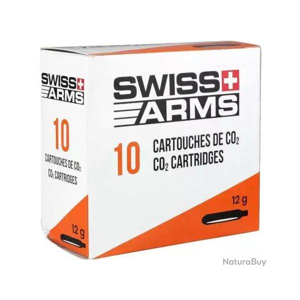 Boite de 10 Sparclette 12 Grms Co2 - Swiss Arms