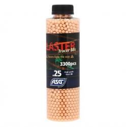 Billes 0.25gr Tracantes Rouges -Blaster- Bouteille de 3300