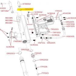 Joint de Marteau ORG001 Spyder 15611-17860