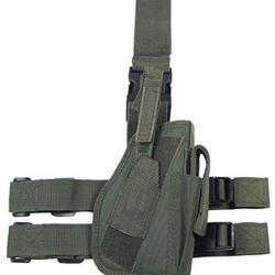 Holster Cuisse + porte mag + poche - Cordura - Olive - GFT