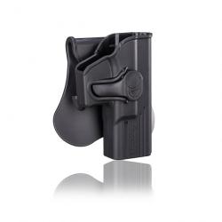 Holster Paddle Rigide Glock 19-23-32 - Black Amomax