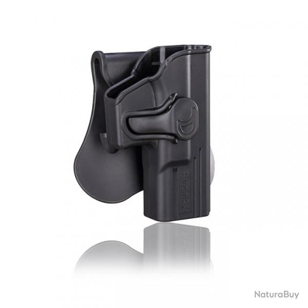 Holster Paddle Rigide Glock 19-23-32 - Black Amomax