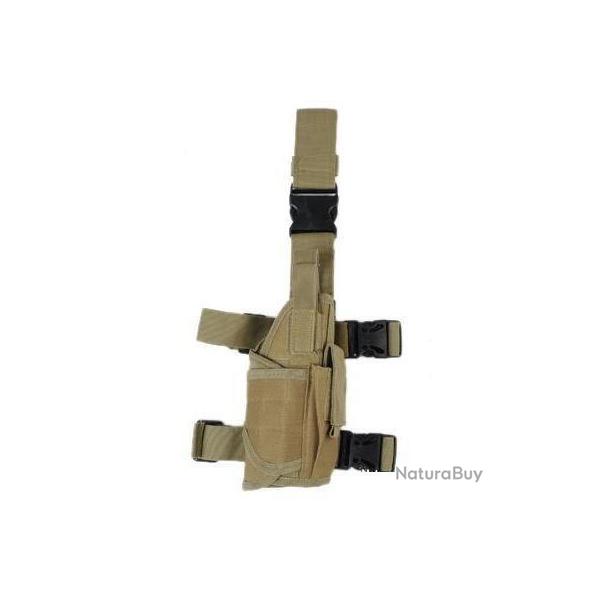 Holster de cuisse universel de cuisse Gaucher TAN