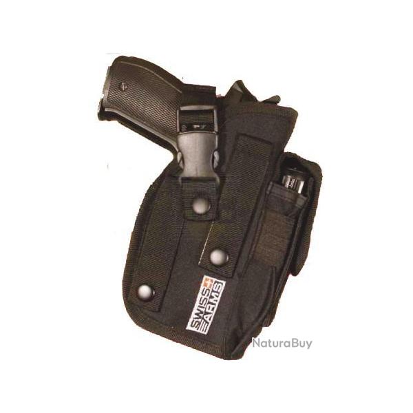 Holster de ceinture ambidextre noir - Swiss Arms