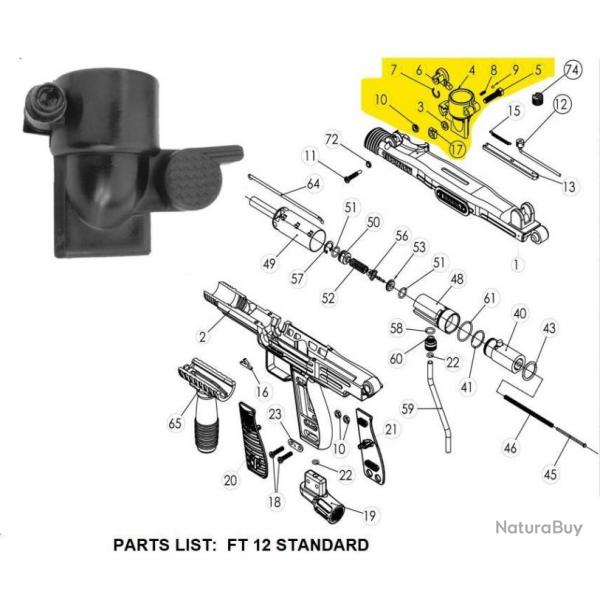 FT-12 - Coude feeder complet- FT12-11625