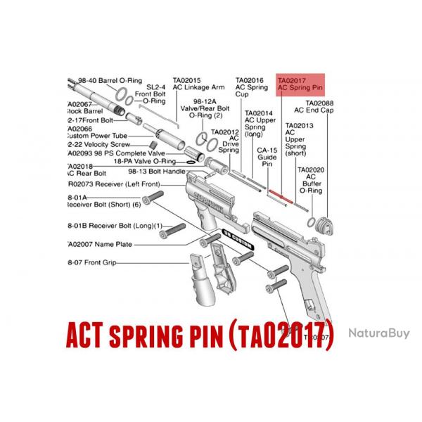 Tippmann 98 ACT spring pin 11713