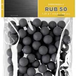 Billes de Défense Gomme Dure RUB50 - Cal 50 - Sac 100