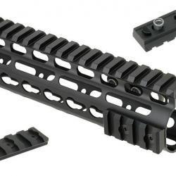 Rail Alu 4 Slots pour Keymod system - Noir - Emerson