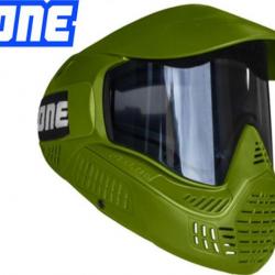 Masque ONE Army Vert Ecran Thermal Smoke