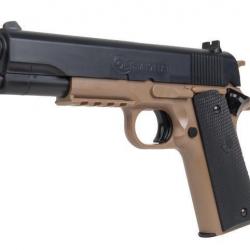 Pistolet Colt 1911 Tan Noir - Ressort - Academy