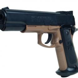 Pistolet Colt MK IV Tan Noir - Ressort - Academy