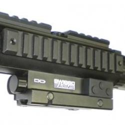 Lunette Sniper 1-4 X20 Multi rail - Reticule luminescent - Swiss Arms