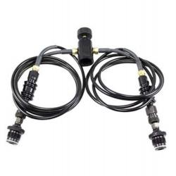 Double Flexible DUKE complet Microbore Kevlar on off + Purge +Quick