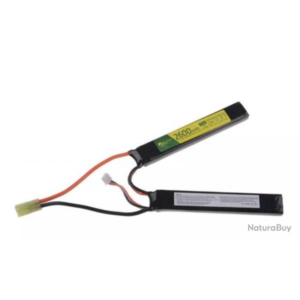 Batterie Li-Po -7.4V 2600 mAh 20C 2 modules - Electro River