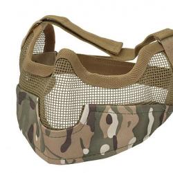 Grille V2 Complete métal - Multicam - bas de visage et oreilles-1704CP