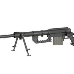 Fusil de sniper Spring ST200 Full metal Black + malette - S et T