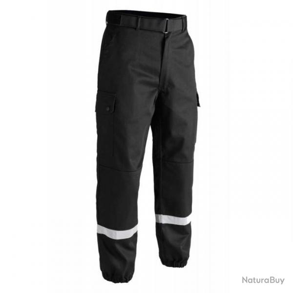 PROMOTION ! Pantalon F2 bandes rtro rflchissantes A10 Noir