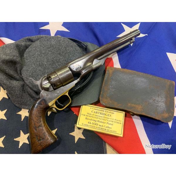 Colt 1860 Army calibre 44 fabriqu en 1863, identifi