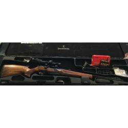 Pack Carabine Browning Maral SF Wood (grade 4) cal.30.06 avec Swarovski Z8i 0,75-6x20 et malette