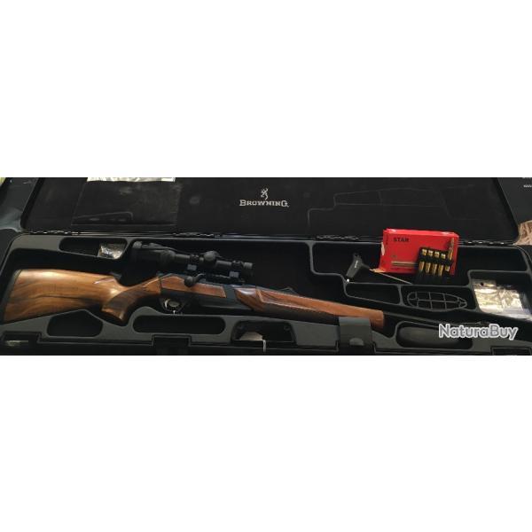 Pack Carabine Browning Maral SF Wood (grade 4) cal.30.06 avec Swarovski Z8i 0,75-6x20 et malette