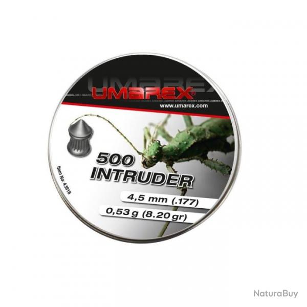 PLOMB UMAREX INTRUDER POINTU CAL 4.5 MM 0.52 G X500