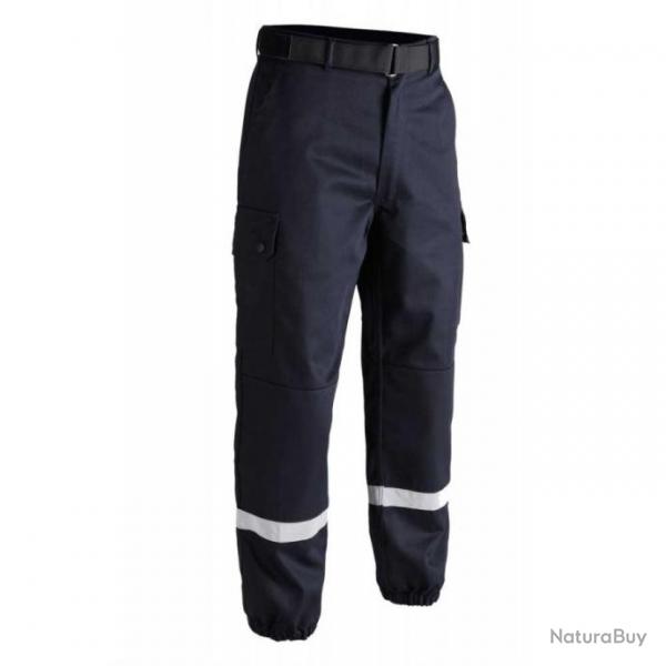 PROMOTION ! Pantalon F2 bandes rtro rflchissantes A10 Marine