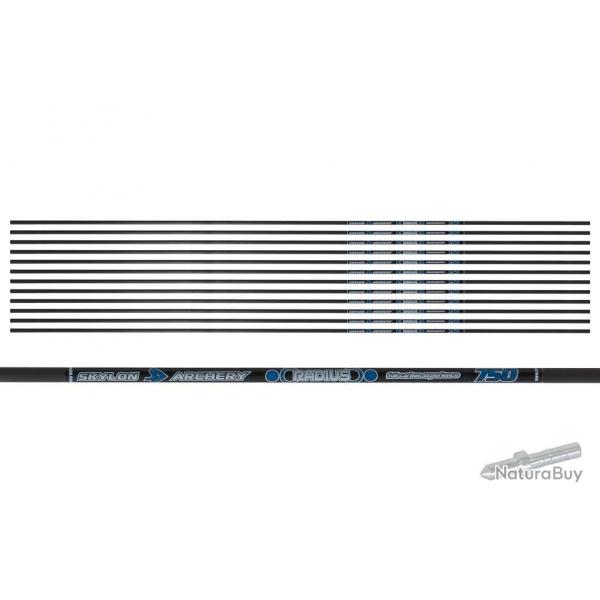 Lot de 12 tubes Skylon Radius ID4.2 en carbone 750