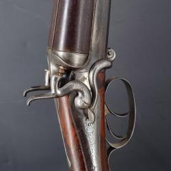 FUSIL CHASSE THOMAS TURNER & SONS CALIBRE 12/65 76cm vers 1880 - GB XIXè Bon  Royaume-Uni XIX eme Ca