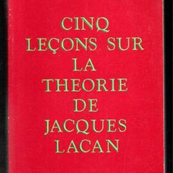 cinq leçons sur la théorie de jacques lacan de J.-D. Nasio